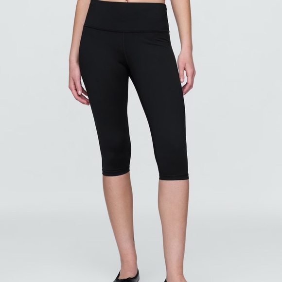 GapFit High Rise Power Crop Leggings Black - Picture 4 of 13